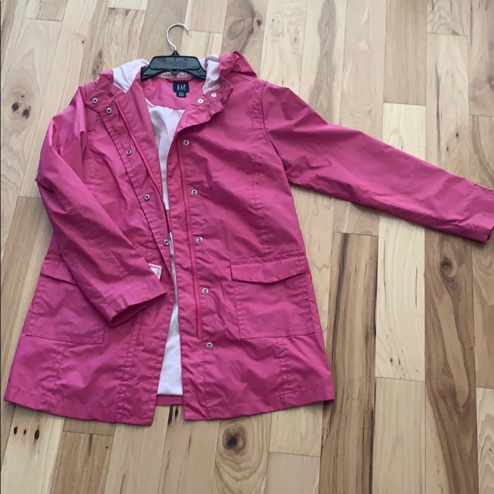 Pink Gap Kids rain coat